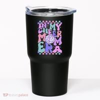 Cute Retro In My Cheer Mom Era Tumbler thumb 0