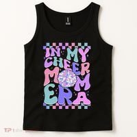 Cute Retro In My Cheer Mom Era Tank Top thumb 2