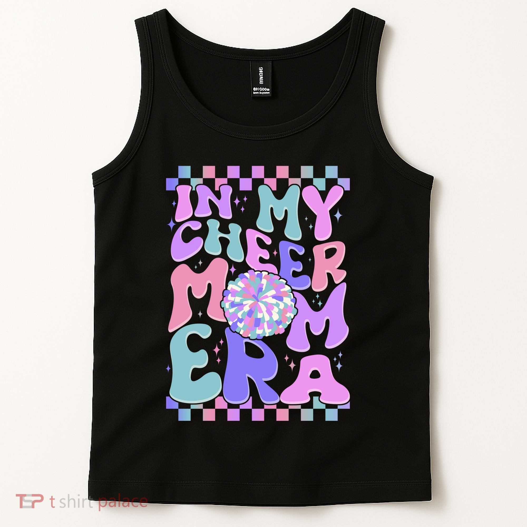 Cute Retro In My Cheer Mom Era Tank Top