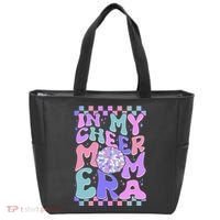 Cute Retro In My Cheer Mom Era Tote Bag thumb 0