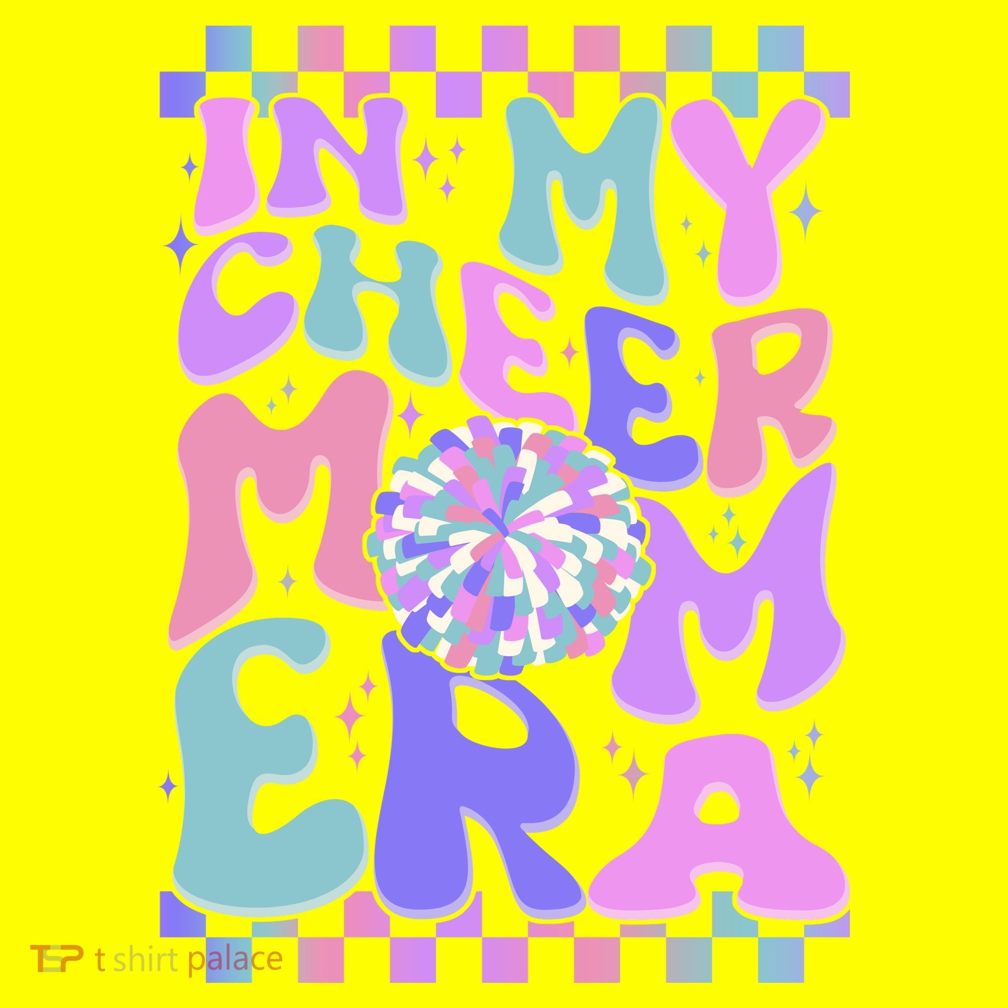 Cute Retro In My Cheer Mom Era Long Sleeve Shirt