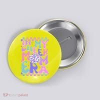 Cute Retro In My Cheer Mom Era Button thumb 0