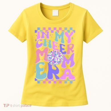 Cute Retro In My Cheer Mom Era Women's T-Shirt