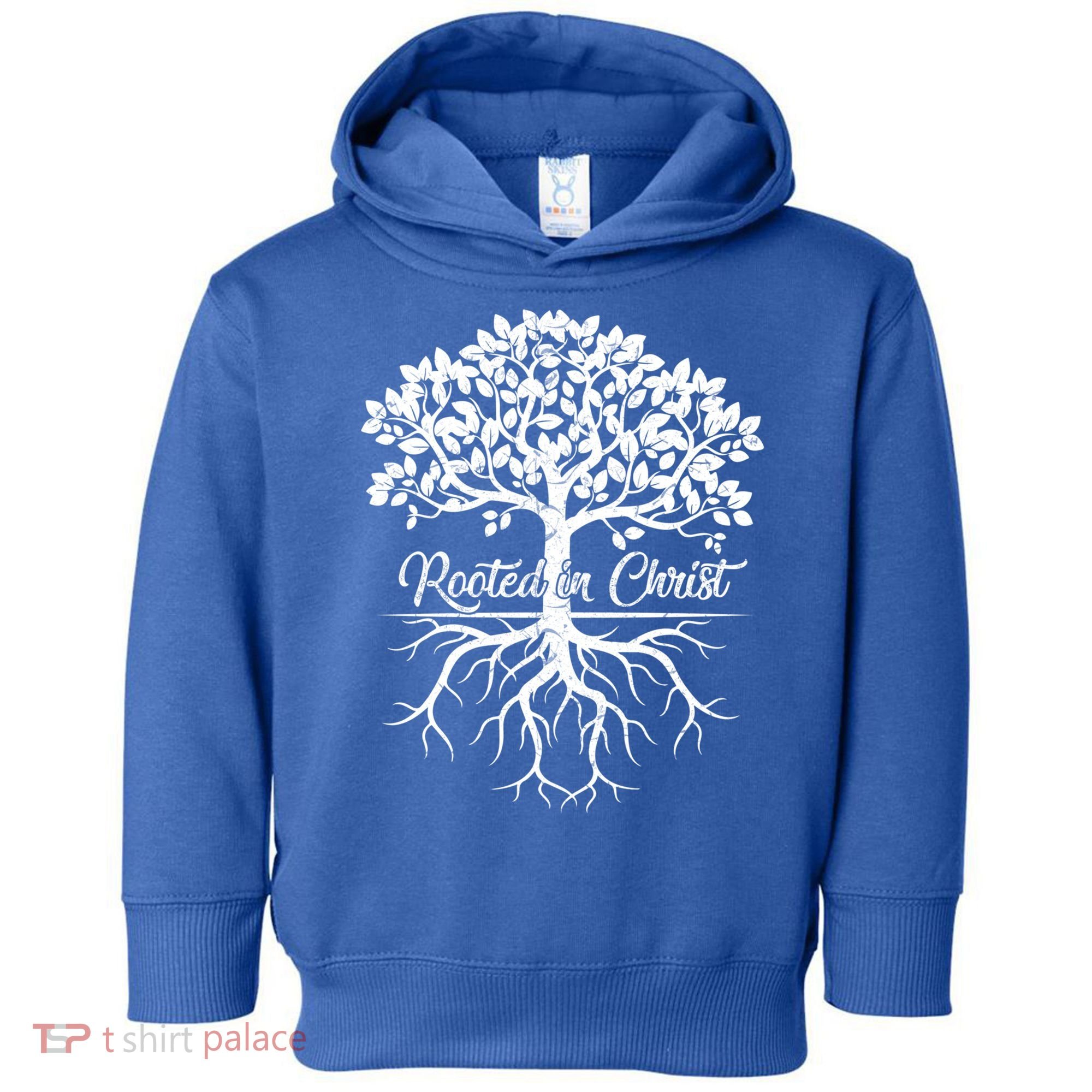 Cool Rooted In Chriscute Gift Christian Faith Gift Bible Verse Funny Gift Toddler Hoodie