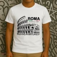 Colosseum Rome Italy Vintage Souvenir Colosseo Roma Italia T-Shirt thumb 3