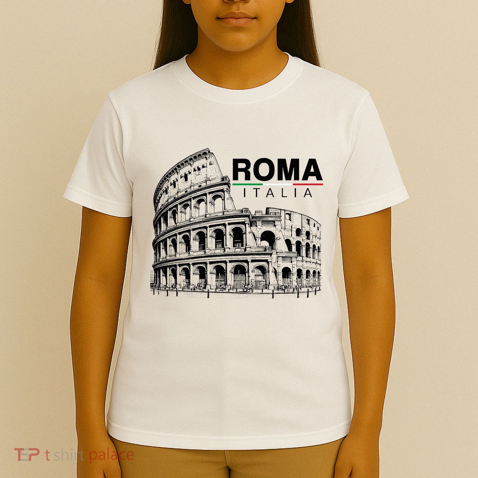 Colosseum Rome Italy Vintage Souvenir Colosseo Roma Italia T-Shirt