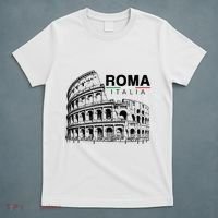 Colosseum Rome Italy Vintage Souvenir Colosseo Roma Italia T-Shirt thumb 5