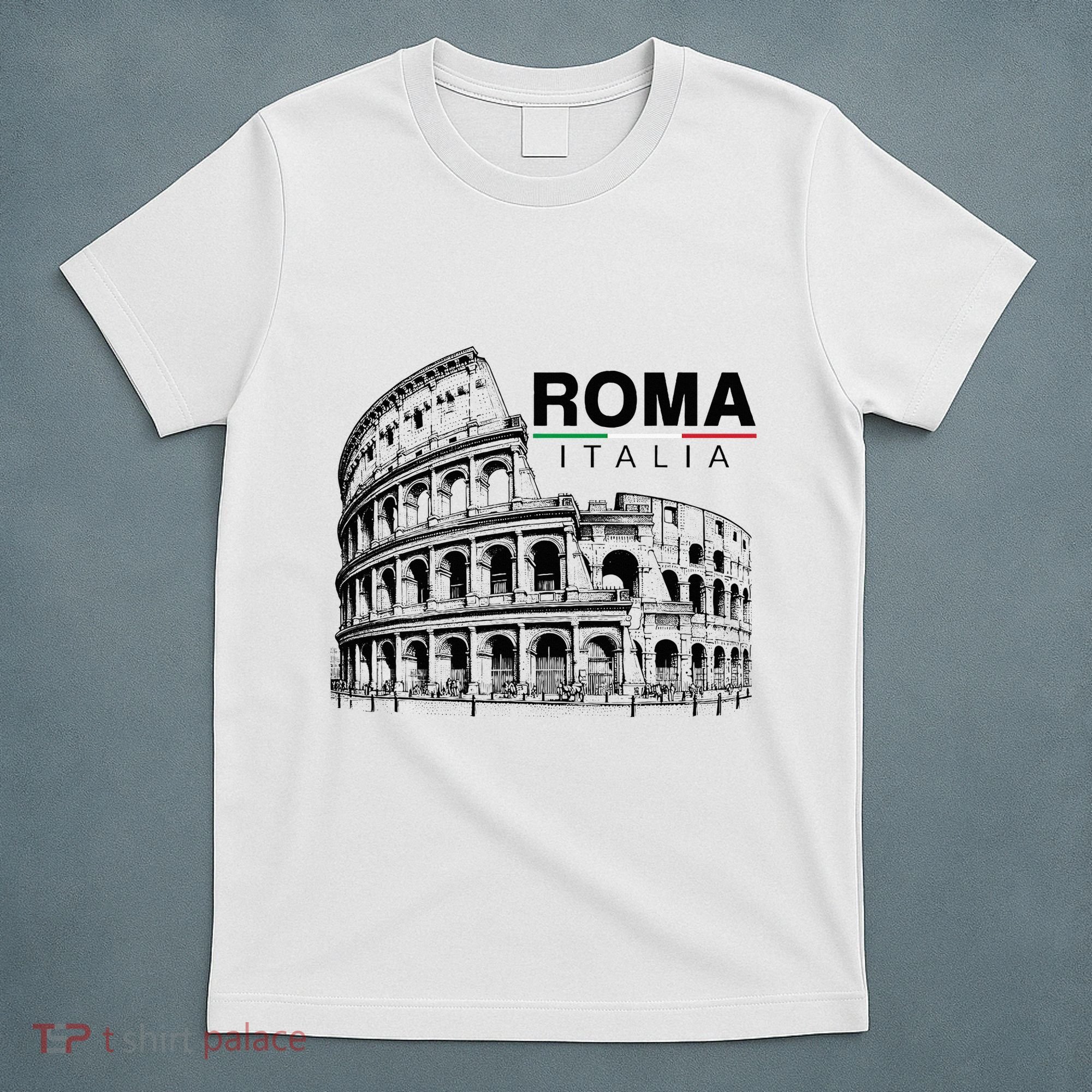 Colosseum Rome Italy Vintage Souvenir Colosseo Roma Italia T-Shirt