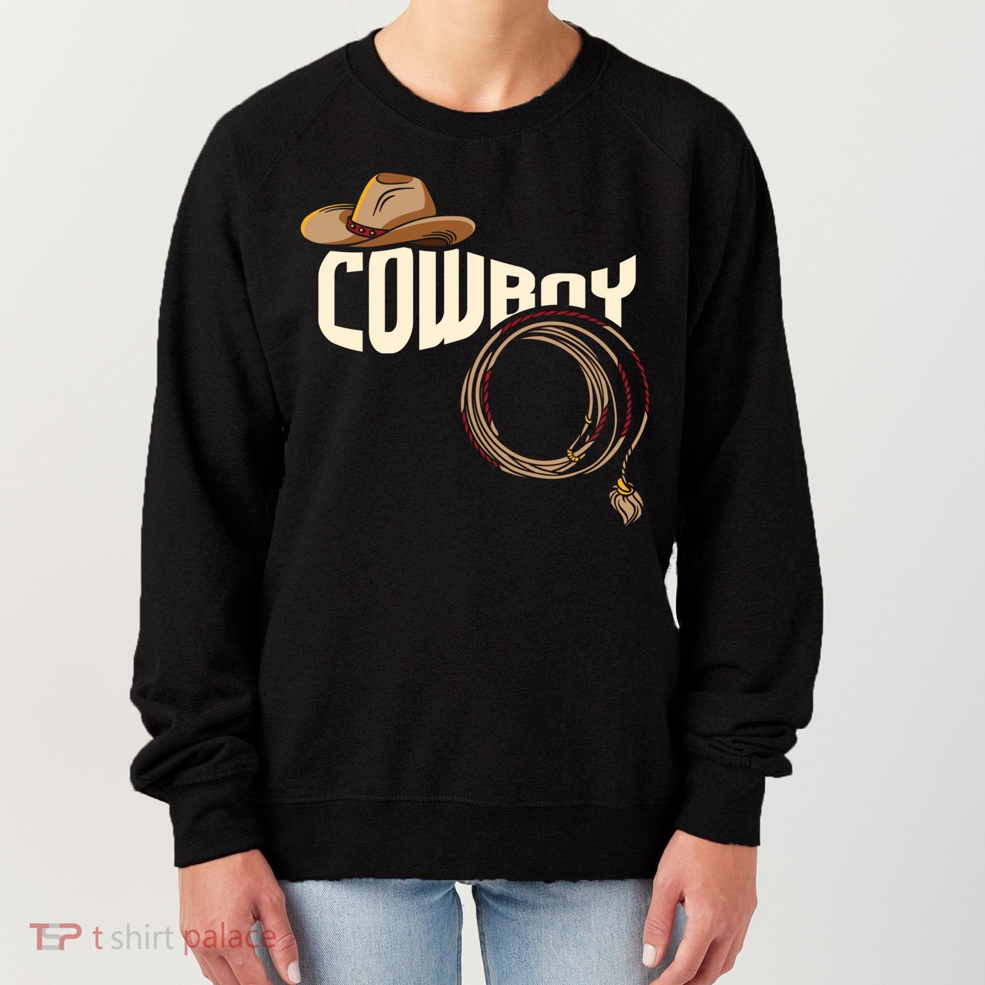 Cow Rodeo I Rodeo Riding Lovers I Cow Gift Women's Sweatshirt