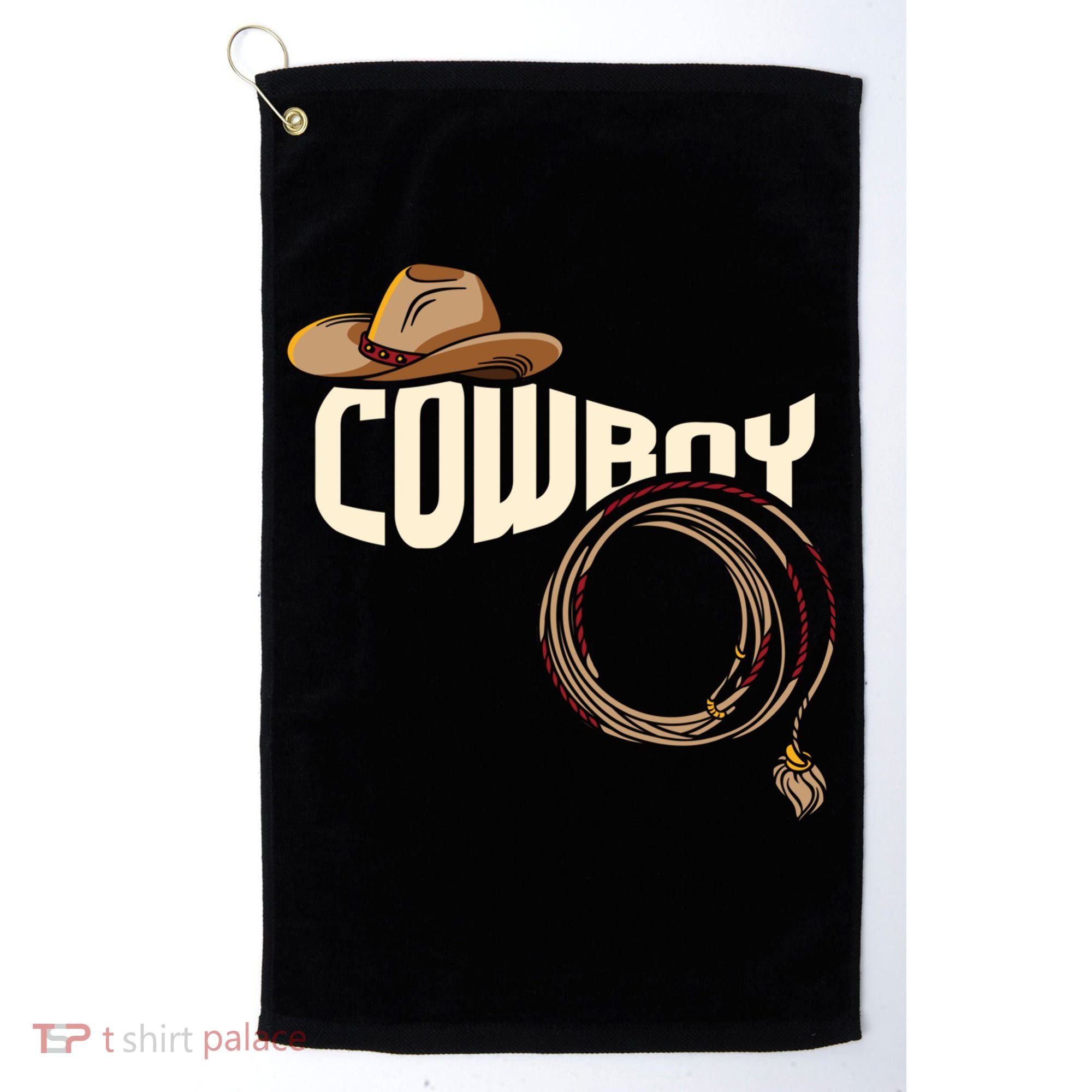 Cow Rodeo I Rodeo Riding Lovers I Cow Gift Golf Towel