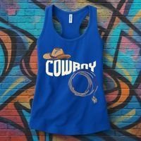 Cow Rodeo I Rodeo Riding Lovers I Cow Gift Women's Tank Top thumb 3