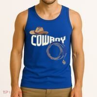 Cow Rodeo I Rodeo Riding Lovers I Cow Gift Tank Top thumb 3