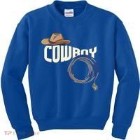 Cow Rodeo I Rodeo Riding Lovers I Cow Gift Kids Sweatshirt thumb 0