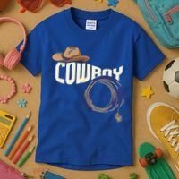 Cow Rodeo I Rodeo Riding Lovers I Cow Gift Kids T-Shirt thumb 3
