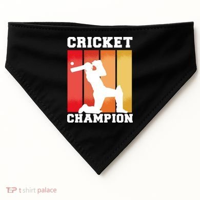 Cricket Player Champion USA-Made Doggie Bandana