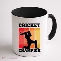 Cricket Player Champion Coffee Mug thumb 1