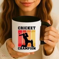 Cricket Player Champion Coffee Mug thumb 3