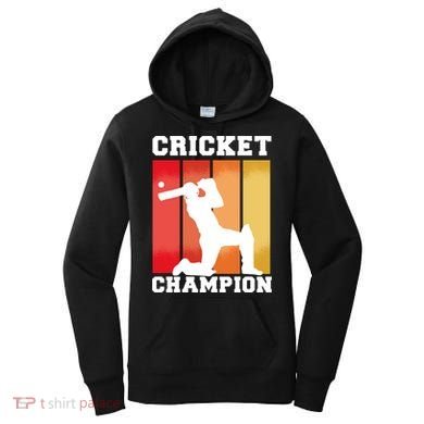 Cricket Player Champion Women's Hoodie