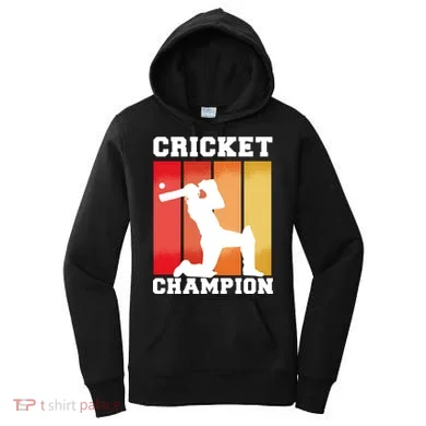Cricket Player Champion Women's Hoodie