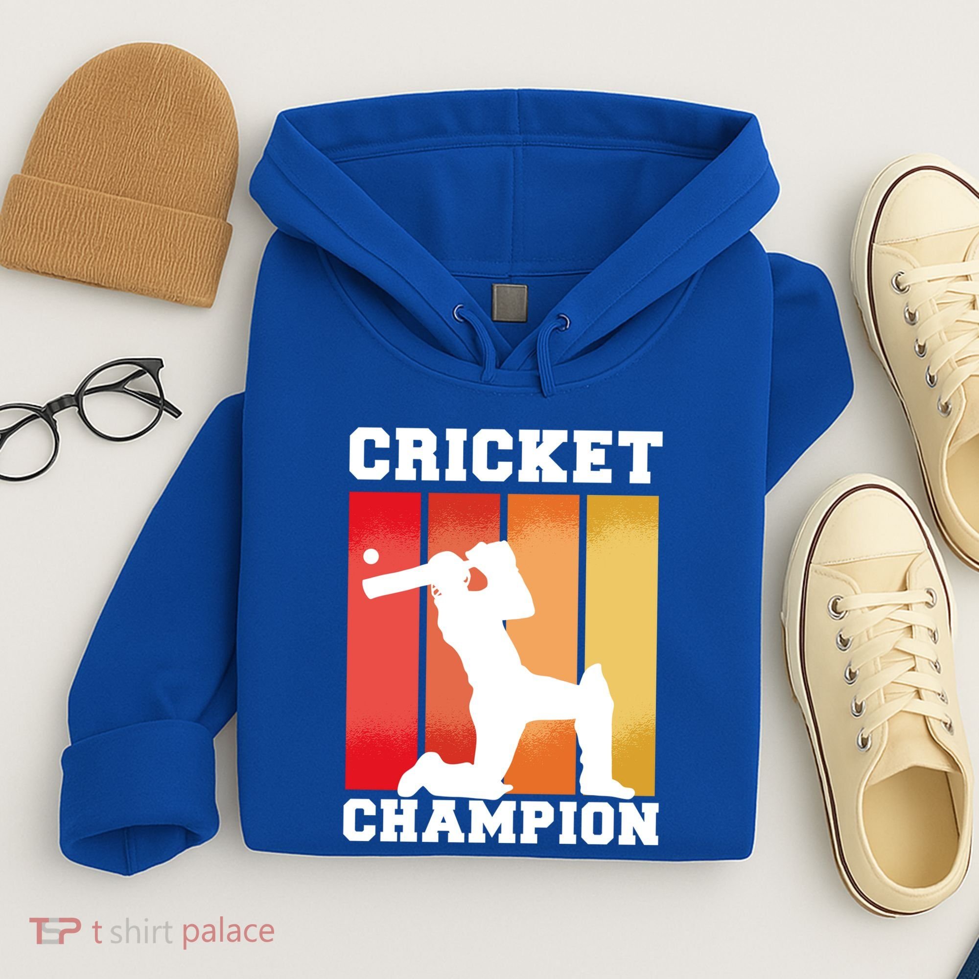 Cricket Player Champion Hoodie