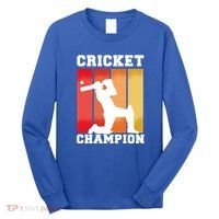 Cricket Player Champion Long Sleeve Shirt thumb 0