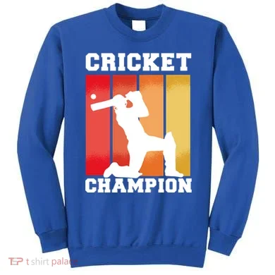 Cricket Player Champion Sweatshirt