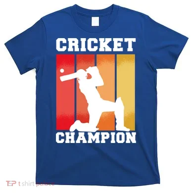 Cricket Player Champion T-Shirt