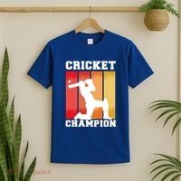 Cricket Player Champion T-Shirt thumb 2