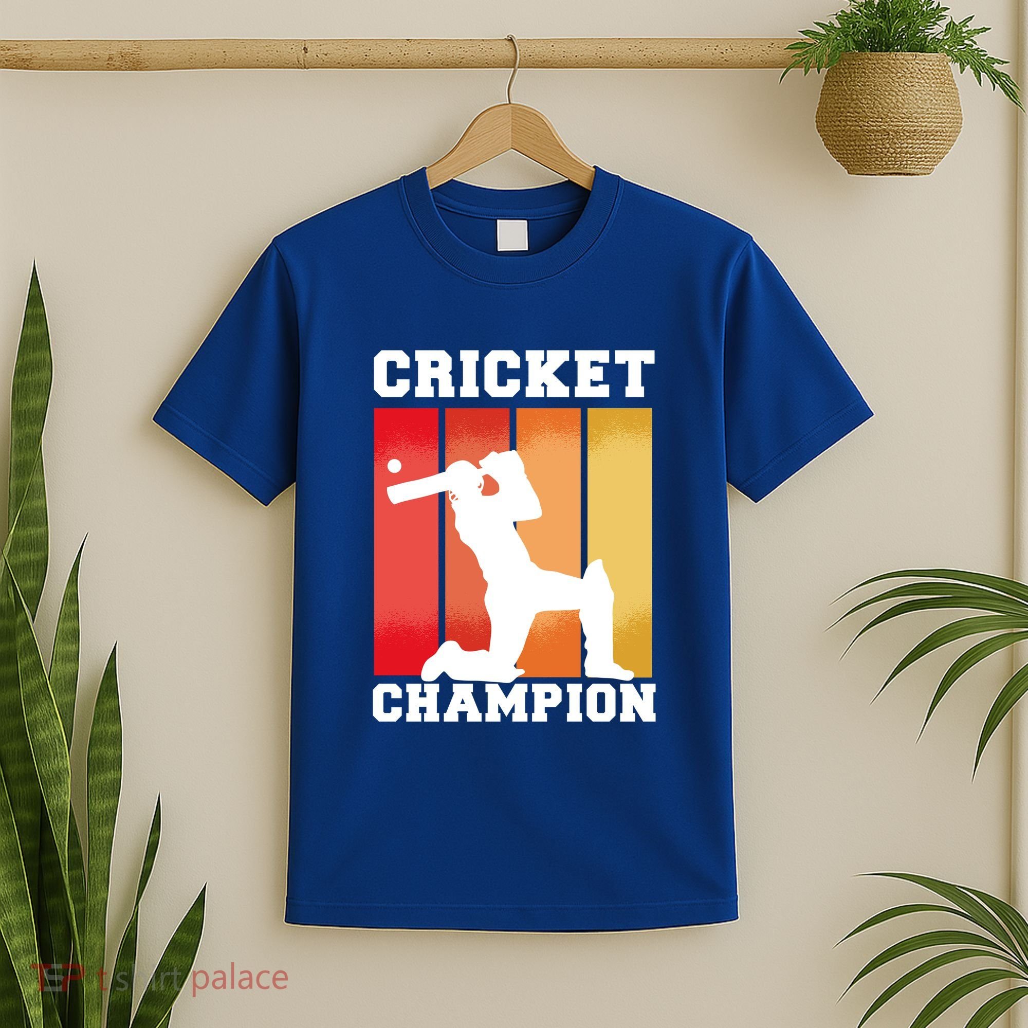 Cricket Player Champion T-Shirt