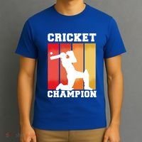 Cricket Player Champion T-Shirt thumb 3