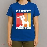 Cricket Player Champion T-Shirt thumb 4