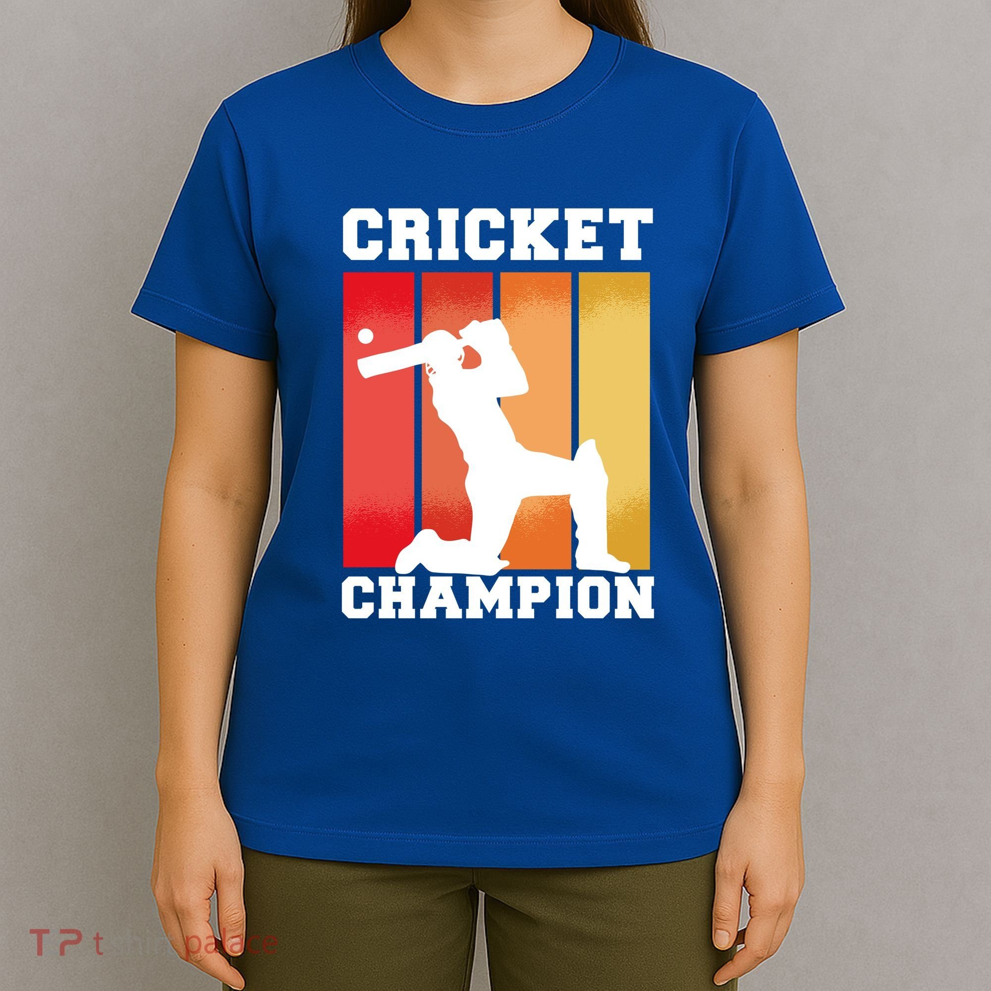 Cricket Player Champion T-Shirt