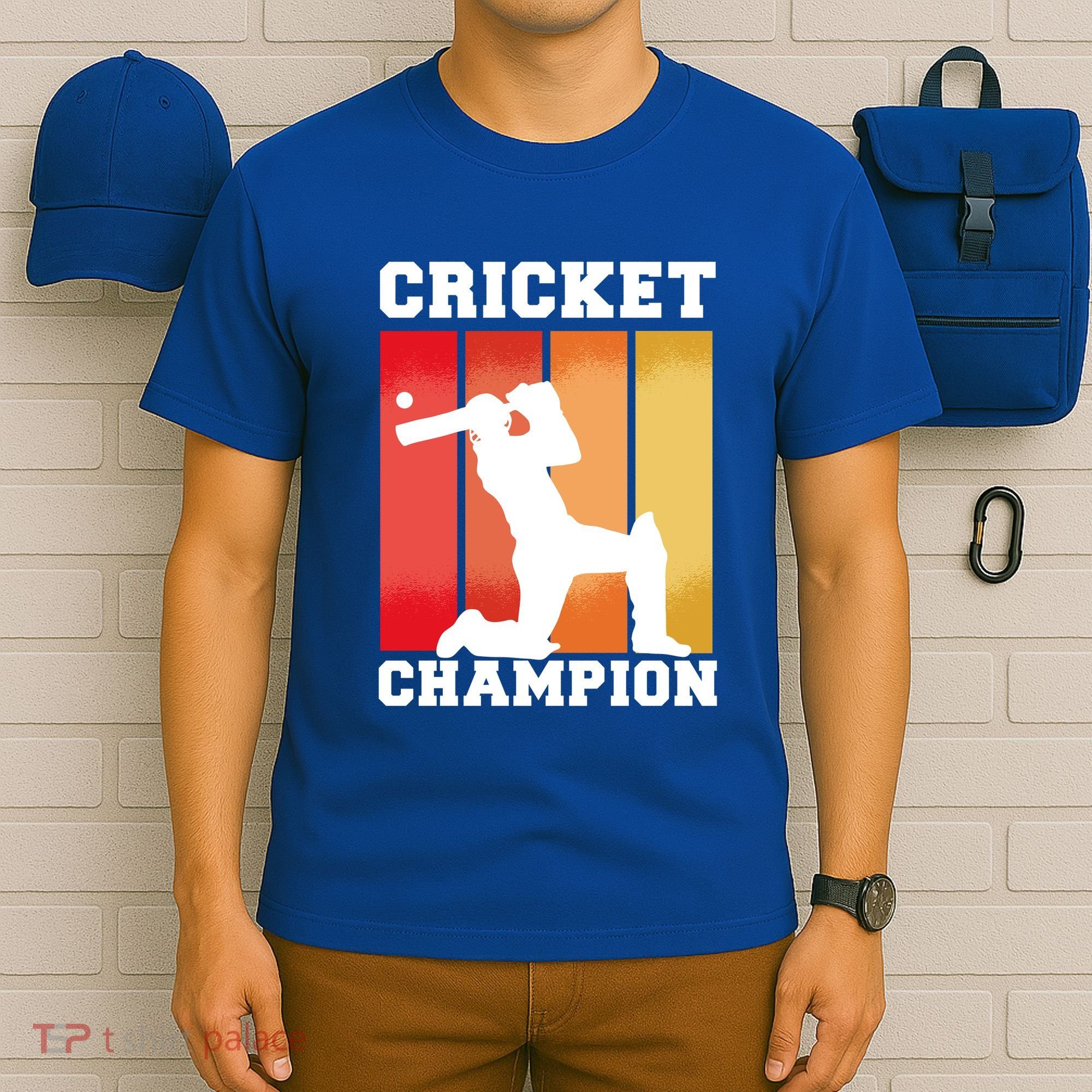 Cricket Player Champion T-Shirt