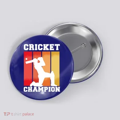 Cricket Player Champion Button