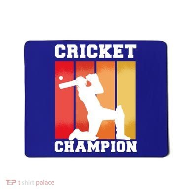 Cricket Player Champion Mousepad