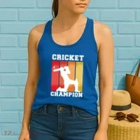 Cricket Player Champion Women's Tank Top thumb 2