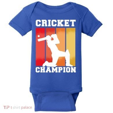 Cricket Player Champion Baby Bodysuit