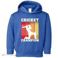 Cricket Player Champion Toddler Hoodie thumb 0