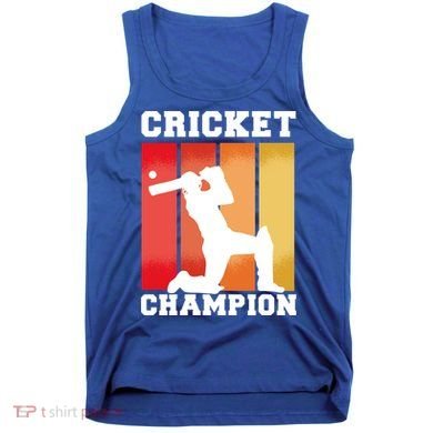 Cricket Player Champion Tank Top
