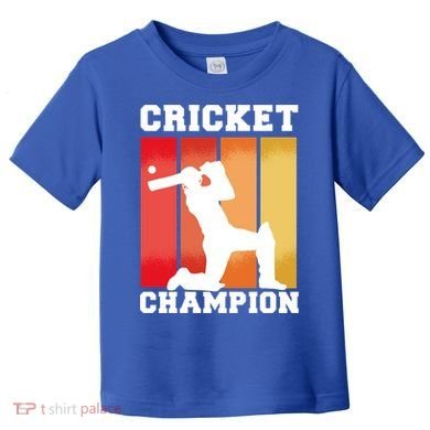 Cricket Player Champion Toddler T-Shirt