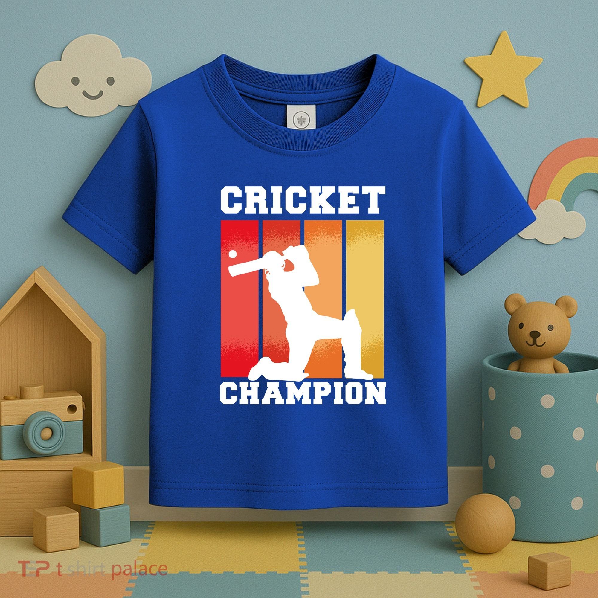 Cricket Player Champion Toddler T-Shirt