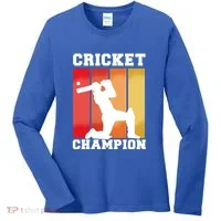 Cricket Player Champion Women's Long Sleeve Shirt thumb 0