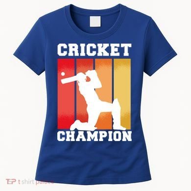 Cricket Player Champion Women's T-Shirt