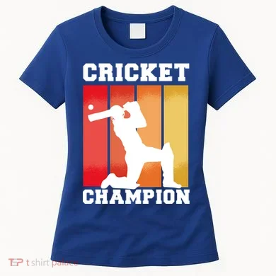 Cricket Player Champion Women's T-Shirt