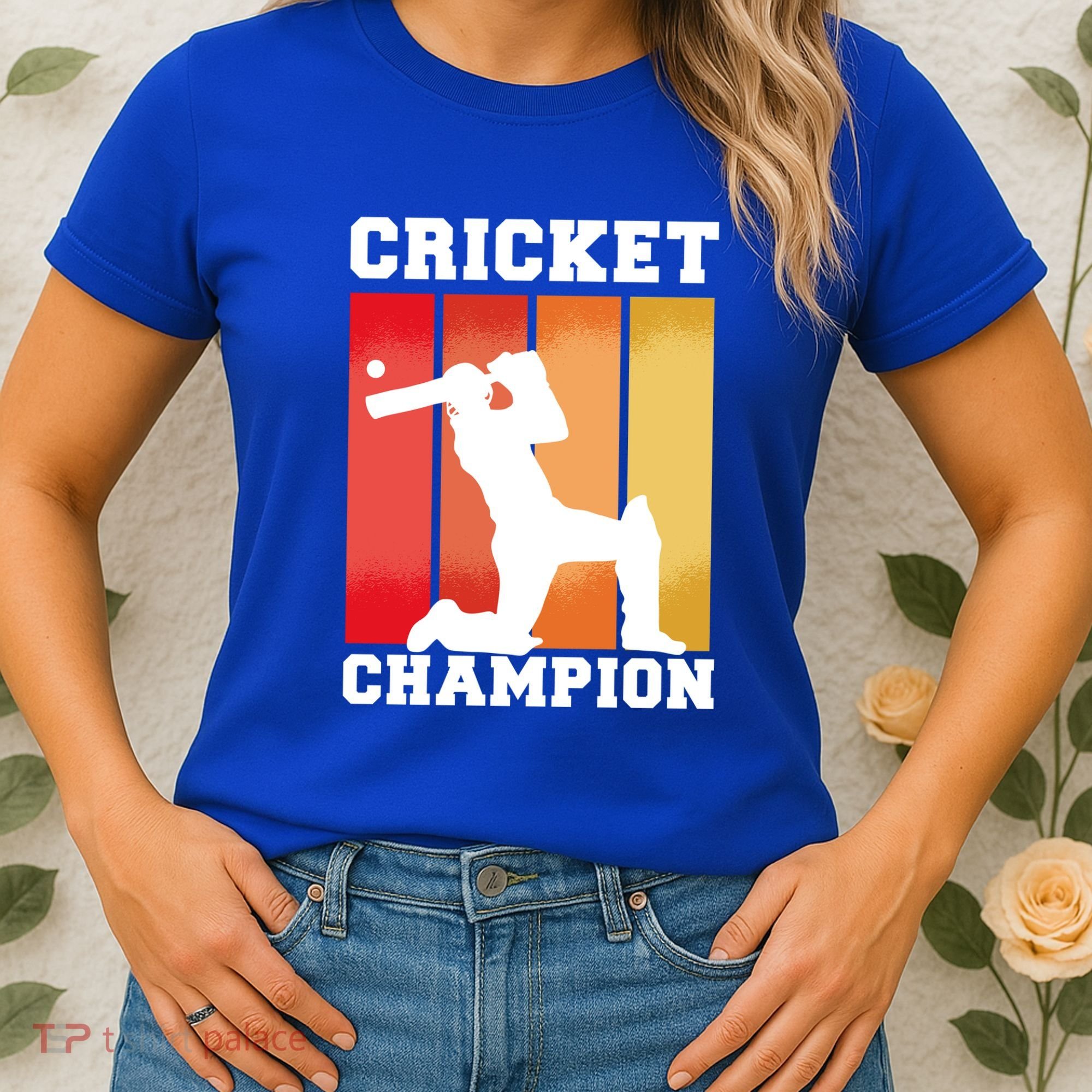Cricket Player Champion Women's T-Shirt