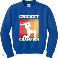 Cricket Player Champion Kids Sweatshirt thumb 0