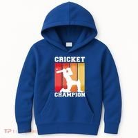 Cricket Player Champion Kids Hoodie thumb 0