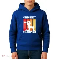 Cricket Player Champion Kids Hoodie thumb 4