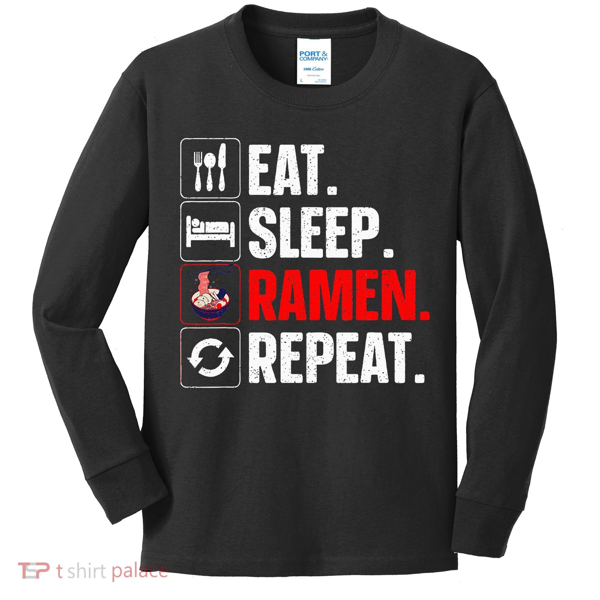 Cool Ramen Japanese Ramen Noodles Lover Kids Long Sleeve Shirt
