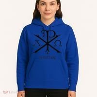 Chi Rho Jesus Christ Christian Ancient Monogram Gift Hoodie thumb 5